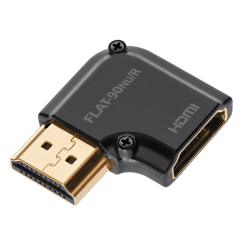 AudioQuest HDMI 90Â° NU/R Flat Adaptor Narrow Up (NU) Right Bend